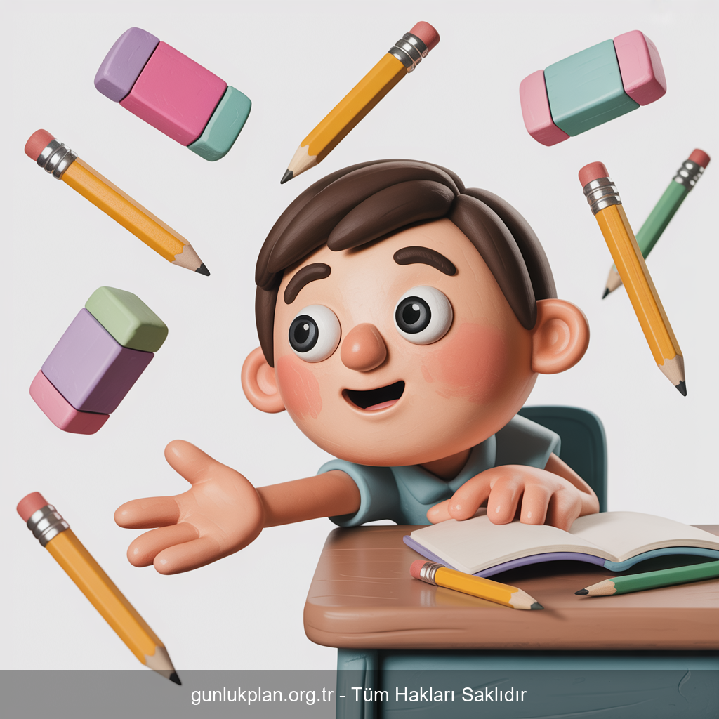 Silgi İsteyen Öğrenci