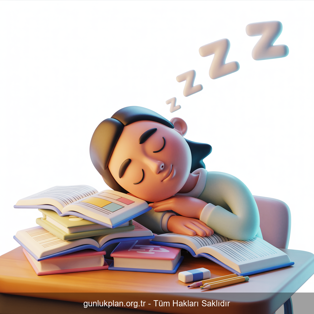 Uyuyan Öğrenci